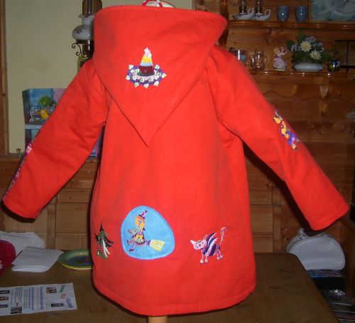 Herbstjacke von hinten