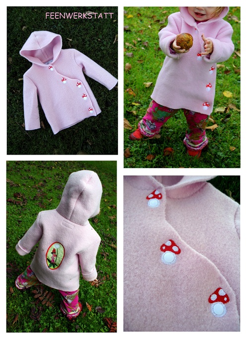 Pilzige Walkjacke