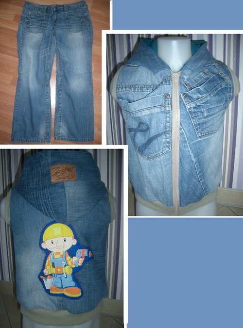 Bob der Baumeister-Elisa aus einer altern Jeans...
