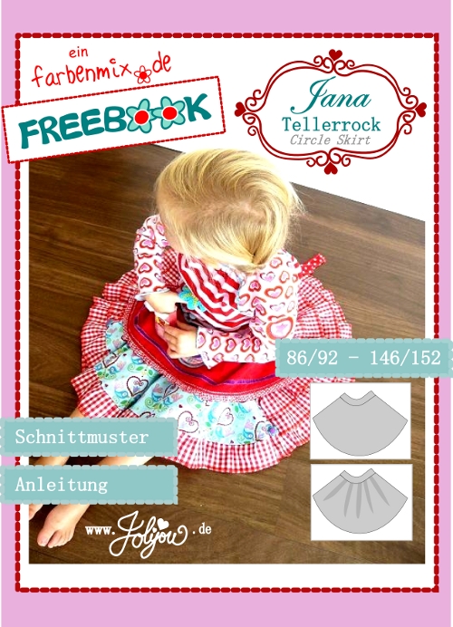 JANA Tellerrock....neues Freebook fr Euch...
