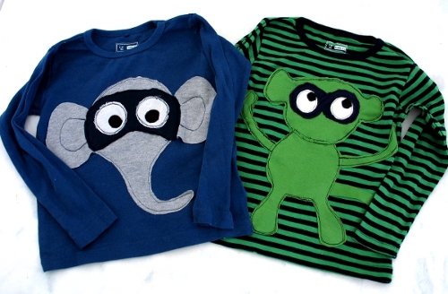 Zwei gepimpte Inkognitiere-Shirts...