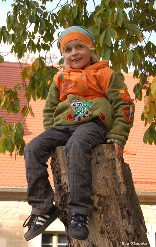 waschbr-xanthos am kind