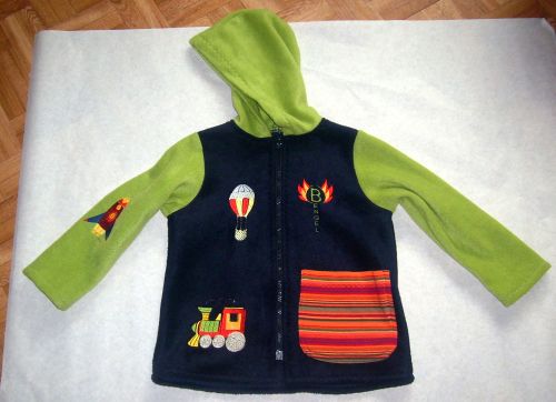 Fleecejacke Blau-Grn
