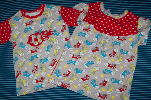 Sneaker Jersey im Partnerlook