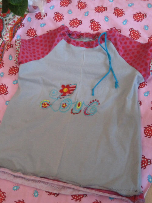 ein erstes GITTA Shirt - sitzt leider nicht so