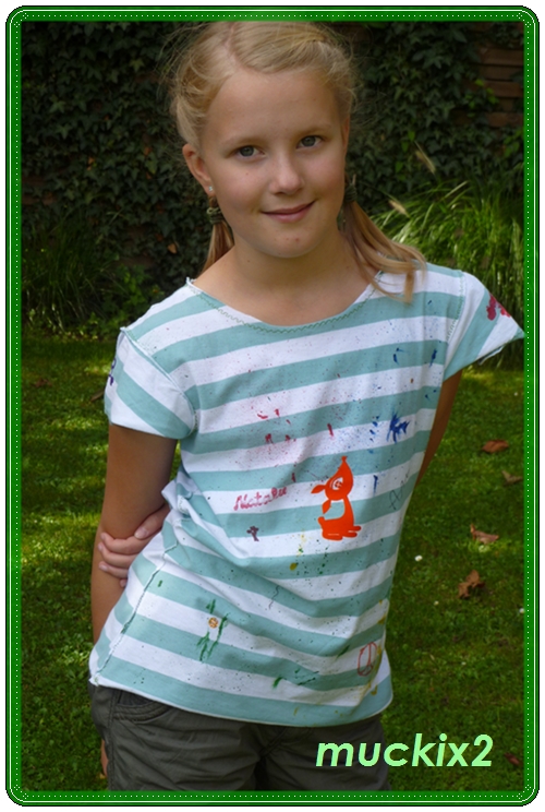 Selbstgestylte Antonia