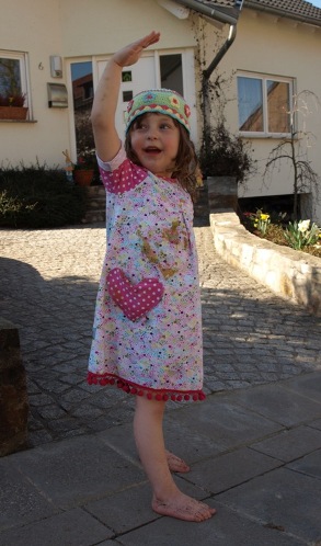 Svenja als Kleidchen,