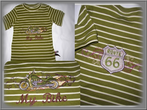Ottobre Bike Biker T Shirt Route 66