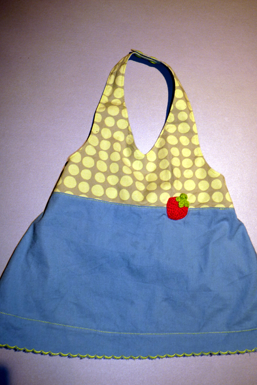 Unser erstes Neckholder Top