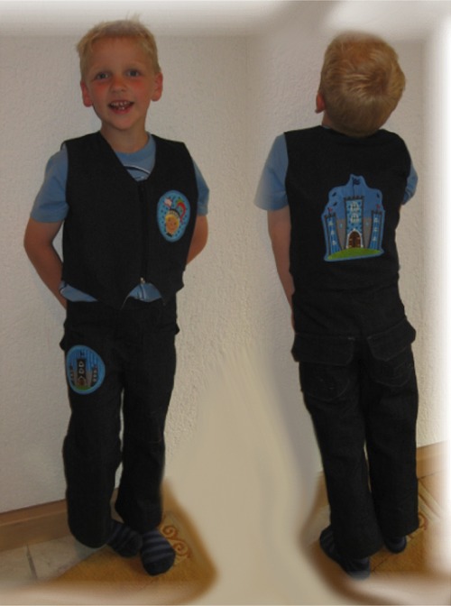 Ritter-Einschulungskombi mit Leben