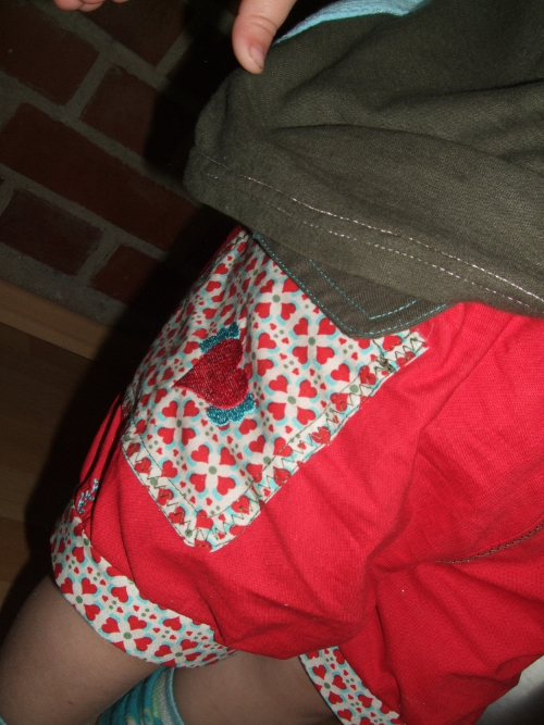 "Flower of Hearts"-Kombi: Shorts