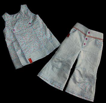 kleinBALTRUM Wickel-Top und Wanda Hose