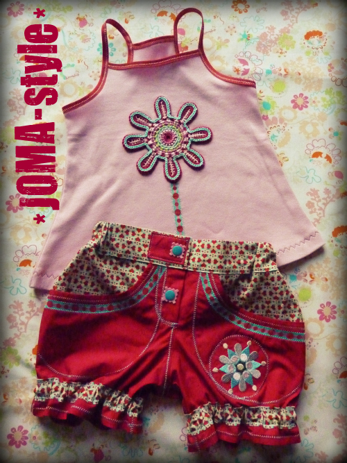 LORE-Top mit Mini-Shorts