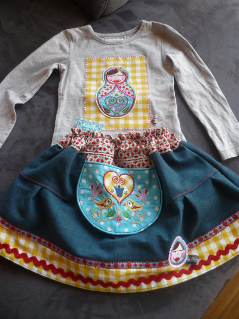 Uljana und passendes Shirt...