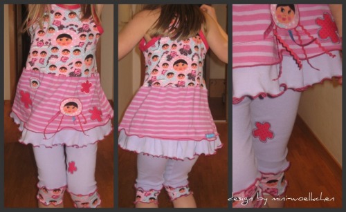 Lore-Kleidchen und Rivera Leggins