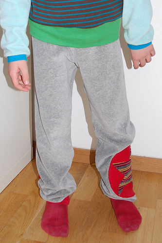 Kuschelhose Nummer 1.