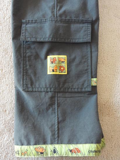 erste selbstgemachte Hose fr die Tochter