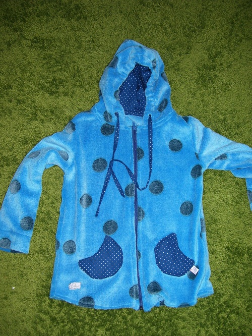 Plschige Jacke fr den Herbstanfang