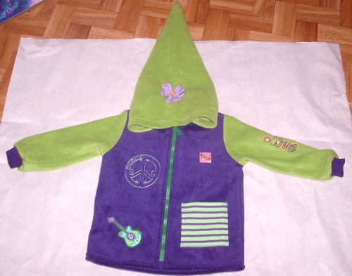 Hippe-Jacke mit Zipfelkapuze