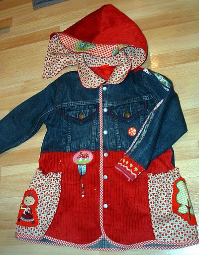 Tinka-Bella zum bergang aus Mamas alter Jeansjacke