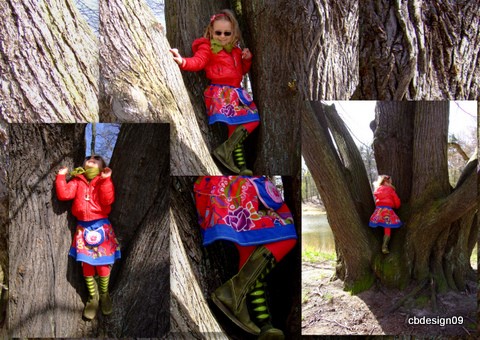 Uljana im Baum