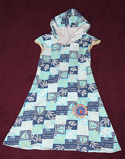 Amelie als Strandkleid (Vorderseite)