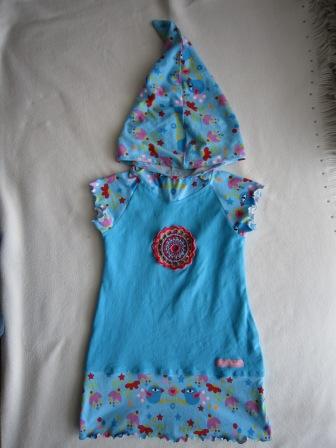 Ein T-Shirtkleidchen