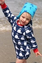 Sommer Wale am Strand von Juist