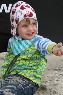 Sommer Eulen am Strand von Juist
