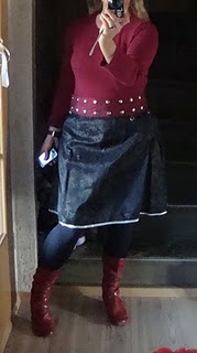 Valeska angezogen