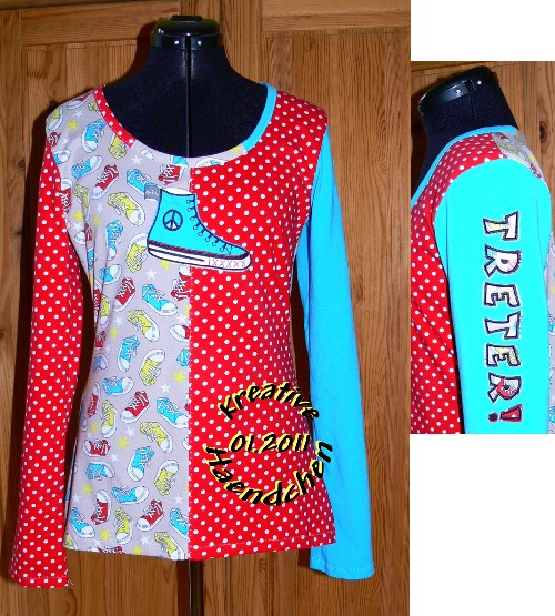 Nr.2 Turnschuhshirt trifft Treter