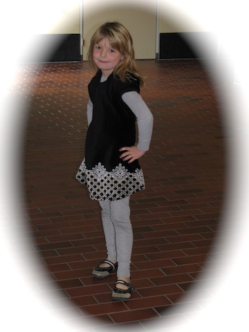 Amelie in auch schwarzer Fleece