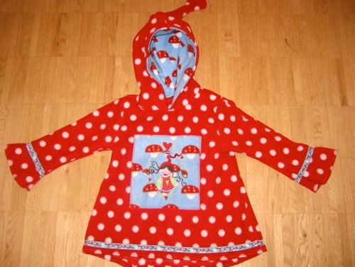 Fleecepulli nach Schnittmuster Bea,