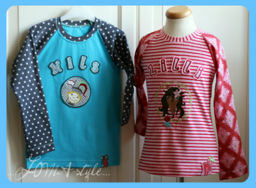 Zwillings-Geschwister-Namens- und Geburtstags-Shirts