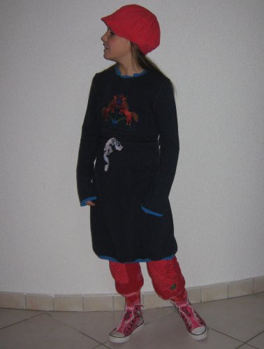 3/4tel Bo mit Sweatshirtkleid
