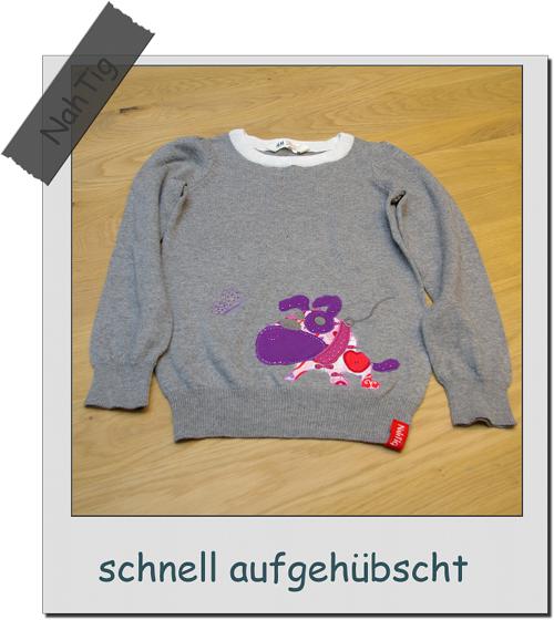 es war einmal ein langweiliger Pullover...