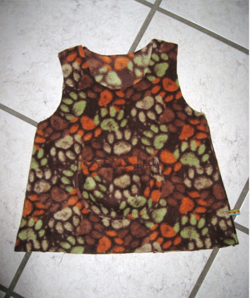Pfoten-Fleece-Pullunder