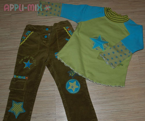 be a star ... Rhrencordhose + Zoe