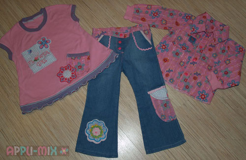 Dreiteiler mit Recycle-Jeans + Amelie