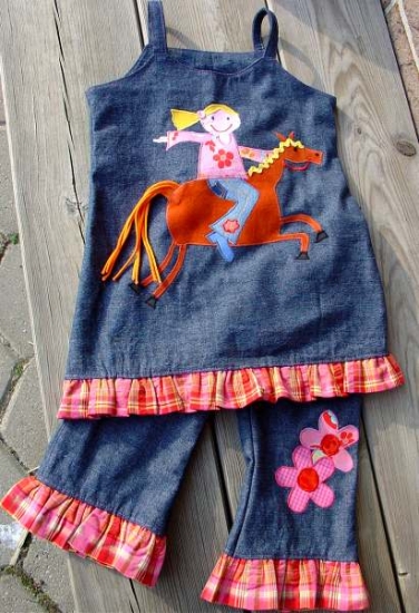 Jeans-Tunika-Kombi