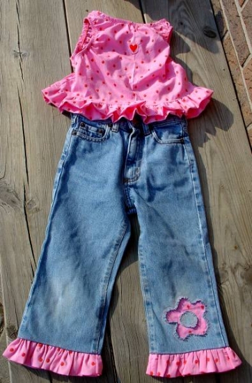 alte Jeans, neu gerscht :-)