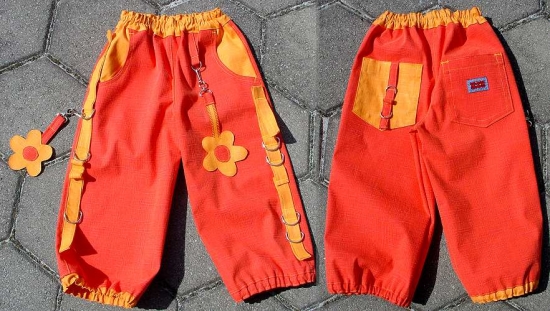 Hingucker-Blumenhose