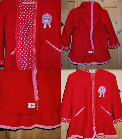 Zipfeljacke aus Walk