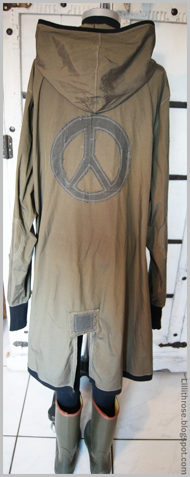 Jadela Regenjacke von hinten