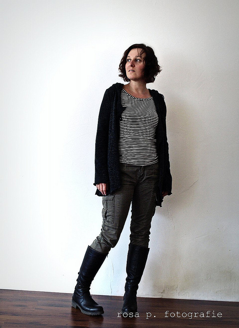 strick jacke. genht.