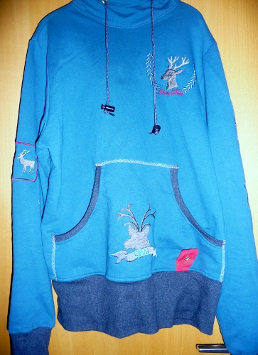 Hoodie frden ganz "Groen"