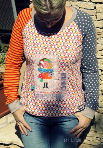 "Shopping Queen" Raglanshirt