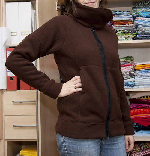 Kuschelig warme Fleecejacke