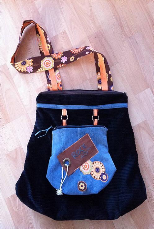 Tasche im Retrolook