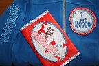 Teil 2-Jacke verschnert :)-Wie besticke ich den rmel einer gekauften Jacke...